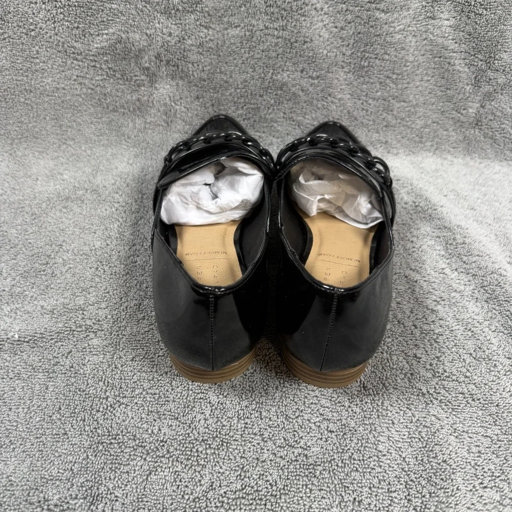 LC‎ Lauren Conrad Women's Memory Foam DEMII Loafers Black M 6.5 9 9.5 New
